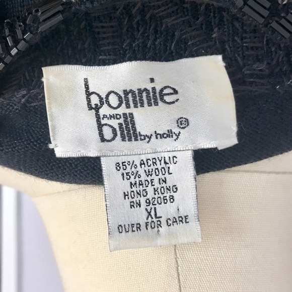 Vintage Bonnie and Bill Beaded Sweater- Size XL - Picture 5 of 6